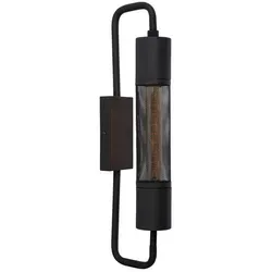 Lucide Wandleuchte Calixt - Kabellose Innenbeleuchtung - Moderne Wandleuchte Calixt in Schwarz, zylindrischem Design, 8x51x14 cm. Ideal für stilvolle Innenräume, kabellos und umweltfreundlich (RoHS, Reach).