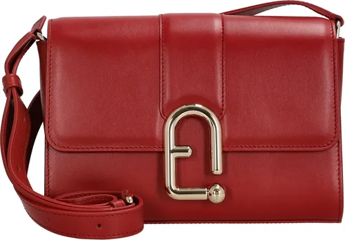 Furla Urban Umhängetasche S aus Leder in Rot - Elegante Handtasche aus hochwertigem Leder, 22.5 cm groß und perfekt für stilvolle Auftritte.