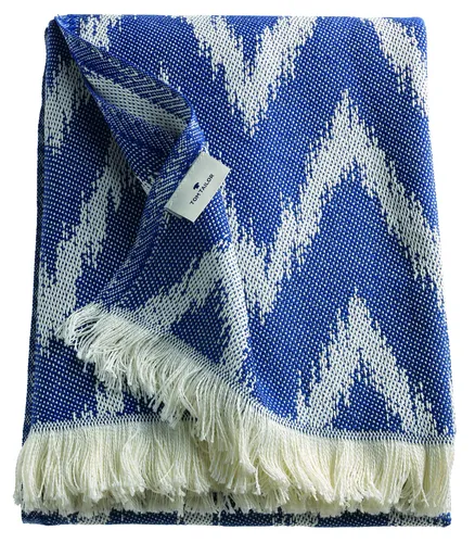 Wohndecke Zig Zag, TOM TAILOR HOME in blau von Tom Tailor