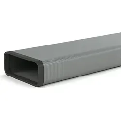 NABER SF-VRO flex 150 Flachkanalrohr 50 cm Aluminium - Flexibles Flachkanalrohr für Lüftungssysteme, 500 mm lang, mit vormontierten Dichtungen. Ideal für vielseitige Anwendungen, besonders leise und energieeffizient.