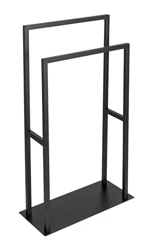 WENKO Handtuchständer Modell Rivaltana in schwarz von WENKO