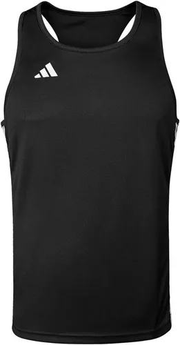 adidas Herren Base Punch Unterhemd Schwarz Gr. L von adidas