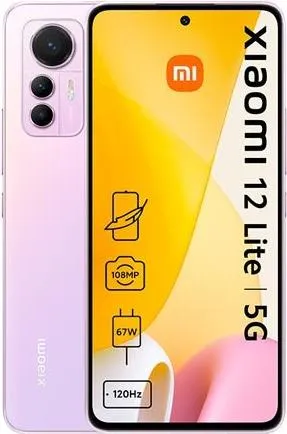 Xiaomi Smartphone 12 Lite - 6,55 Zoll, 6 GB RAM, 128 GB, Rosa - Simlockfreies Handy mit beeindruckendem 6,55 Zoll Display und 128 GB Speicher, perfekt für Multimedia und Gaming.