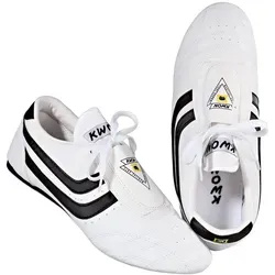 Produktbild KWON Kampfsportschuhe Chosun Plus weiß Slipper Karate Taekwondo Sneaker mit Schürung, Budoschuhe, Leichte Sportschuhe weiß 38 EU