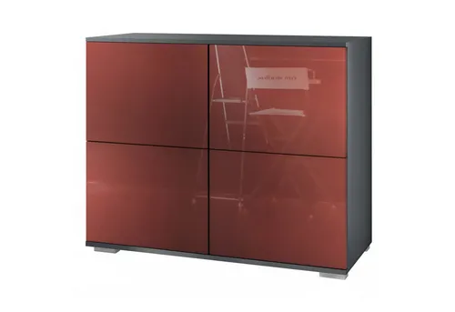 Vladon Kommode Rova V3 in rot von Vladon