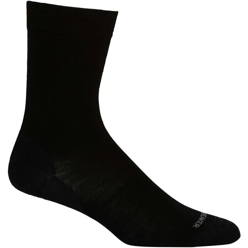 Icebreaker Damen Lifestyle Fine Gauge Crew Socken (Größe 42.5 , schwarz)