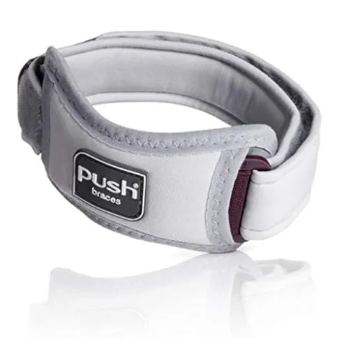 Push Braces Medizinische Kniescheibenbandage - Medizinische Verbrauchsmaterialien für Beine & Füße, superweiches Polymer-Material mit 8-formiger Stütze zur Kontrolle der Kniescheibe und Linderung von Patella-Sehnenentzündung.