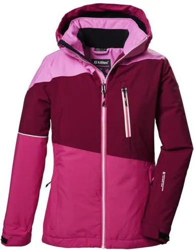 Skijacke KILLTEC KSW 331 GRLS SKI JCKT - Funktionsjacke für Mädchen, wasserdicht und atmungsaktiv mit Fleece-Innenseite und praktischer Skipasstasche - ideal für den nächsten Skiurlaub!