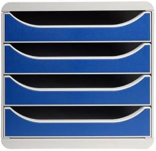 Exacompta 310003D Premium Ablagebox mit 4 Schubladen von Exacompta