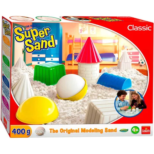 Goliath Super Sand - Classic - Bausets mit formbarem, farbigen Sand, der nicht krümelt und leicht aufzuräumen ist. Ideal für kreative Spielstunden zu Hause!