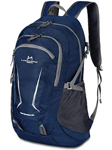 Loocower 45L Leichte Packable Reiserucksack - Trekkingrucksäcke, faltbar und ultraleicht mit 45L Kapazität, ideal für Reisen, Camping und Tageswanderungen. Robustes, wasserabweisendes Material und atmungsaktive Schultergurte sorgen für Komfort und Langlebigkeit.