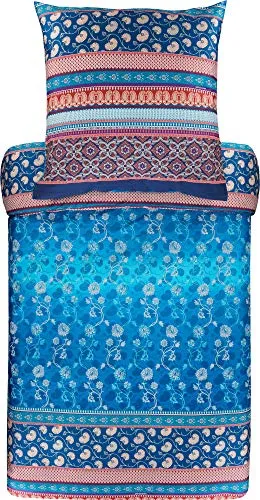 Bassetti Bettwäsche Set, Baumwolle, BLAU, 200X200