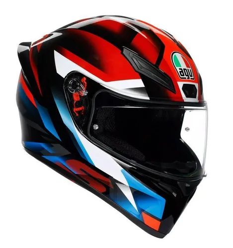 AGV K1 S Fastlap Black Red Blue Helm, Größe S von AGV