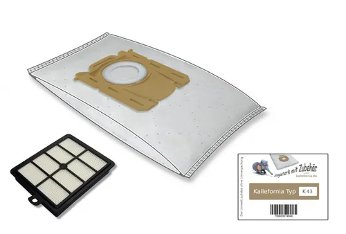 Staubsaugerbeutel + 1 HEPA-Filter passend für AEG VX6-2-RR 20