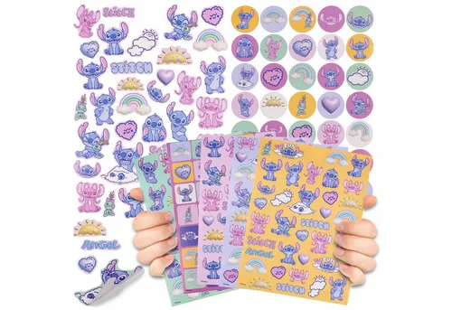 Sarcia.eu Stickerbuch Disney LILO STITCH Sticker-Set für Kinder – 500 bunte Aufkleber