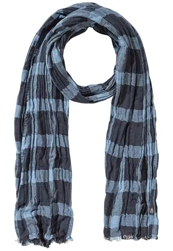 camel active Herren Webschal aus softem Viskose-Mix – Nachtblau