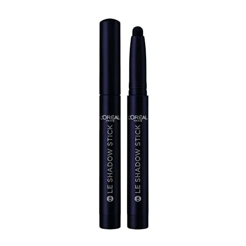 L'Oréal Paris Augen Make-up, Le Shadow Stick Lidschatten-Stift für intensive Smokey-Eye Looks, Cremiger Eyeliner & Lidschatten, Wischfest & Langer Halt, Farbe: 300 Cosmic Bleu (Blau)