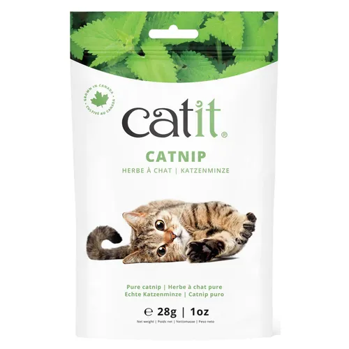 Echte Katzenminze - 28g Beutel aus getrockneten kanadischen Blättern und Blüten, stimuliert Entspannung und Spieltrieb Ihrer Katze