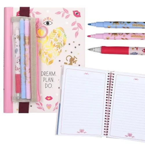 PENfection Notizbuch mit Stifteset Allover
