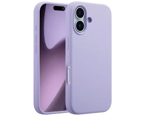 Accezz Backcover Accezz Liquid Silikoncase mit MagSafe Apple iPhone 17 - Violett