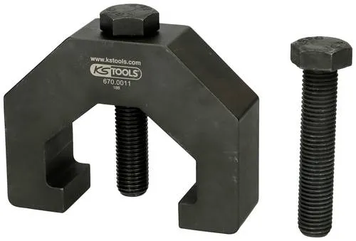 KS TOOLS 670.0011 Abzieher Kugelgelenk - Hochwertiger Abzieher für Kugelgelenke, ideal für LAND ROVER Fahrzeuge, aus robustem Werkzeugstahl mit einem Spannbereich von bis zu 56,6 mm.