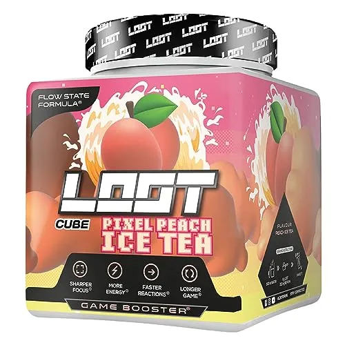 LOOT LOOT® Game Booster mit Koffein Energy für Gaming & Konzentration Pulver