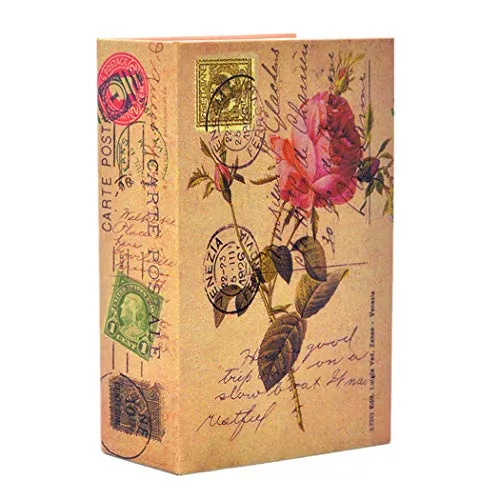 Geld-sichere Bücher Portable verstecktes Safe-Buch mit Kombinationsschloß für sicheres Geld-Speicher-Größe S 18 * 11.5 * 5.5cm - 7 * 4.5 * 2.2in