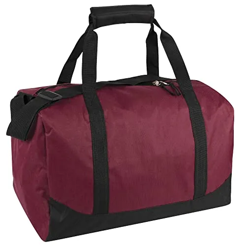 Trail maker 30 Liter, 17 Zoll Segeltuch-Sacktaschen für Damen und Herren Reisewochenende Übernacht-Handgepäck-Tragetaschen (rot)