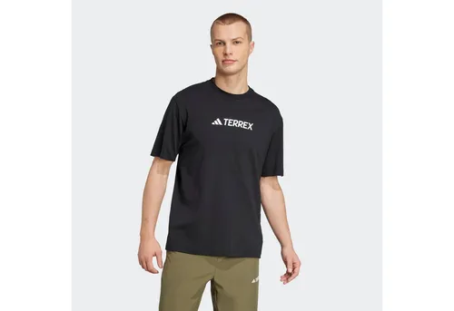 adidas Terrex Classic Logo T-shirt black (095A) L von adidas TERREX