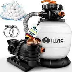 tillvex® Sandfilteranlage mit Timer