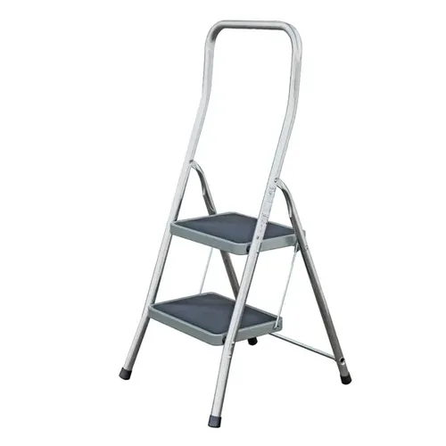 Krause Klapptritt Toppy 2 Sprossen - Leitern mit rutschfester Standfläche, ideal für sicheres Arbeiten in Haushalt und Garten.