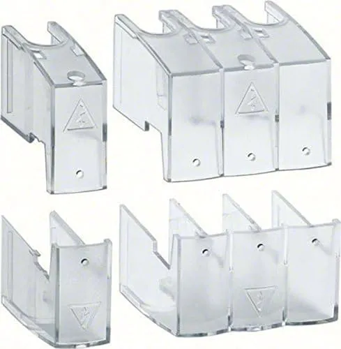Hager HZC212 Klemmenabdeckungen 4polig - Zubehör für Lasttrenn- und Umschalter HABxxx HIMxx2/4, sorgt für optimale Sicherheit und Schutz mit 4-poliger Architektur.