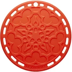 Le Creuset Silikon Untersetzer Tradition Ofenrot - Zubehör für Töpfe & Pfannen, hitzebeständig und rutschfest für sicheren Halt auf jedem Tisch