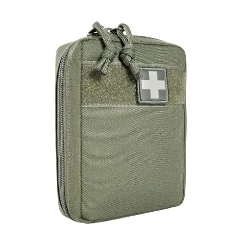 Tasmanian Tiger TT First Aid Basic Molle – Kompaktes Erste Hilfe Set für Outdoor & Alltag - Leichtes Erste Hilfe Set für 1-2 Personen mit nur 260g. Ideal für Wanderungen und Outdoor-Aktivitäten. Befestigung mit Molle-System für einfachen Transport. Maße: 16,5 x 11,5 x 5 cm.