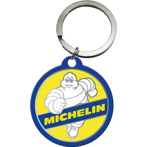 Original MICHELIN Schlüsselanhänger - Edelstahl Keyring Anhänger Reifen Vintage