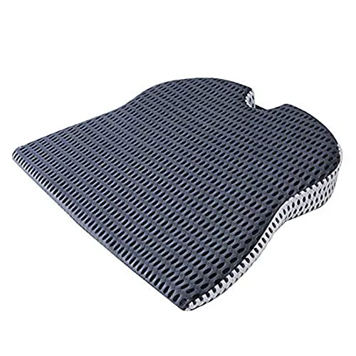 MargGona Auto-Keilsitzkissen für Auto-Fahrersitz, Bürostuhl, Rollstühle, Steißbein- Unterstützung, Steißbein-Schmerzlinderung, Memory-Foam-Autositzkissen