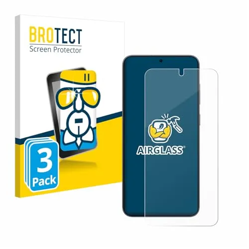 BROTECT 3 Stück Schutzglas für Samsung Galaxy S25 Schutzfolie Panzer Folie Glas[Extrem Kratzfest 9H, Anti-Fingerprint, Ultra-Transparent]