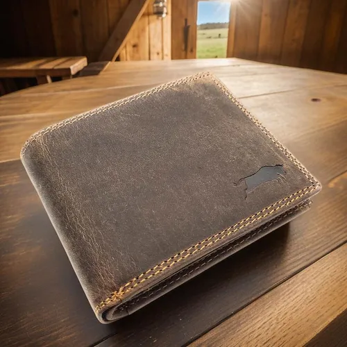 Ven Tomy Herren Geldbörse aus echtem Leder mit RFID-Schutz