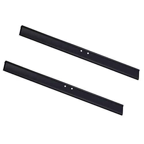 Love-KANKEI Gummilippe 25cm Schwarz Abziehlippe für Duschabzieher Ersatzlippe Silikon für Abzieher 2 Stücke