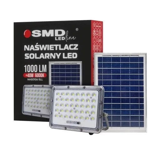 Solar-LED-Flutlicht 40W mit Solarpanel