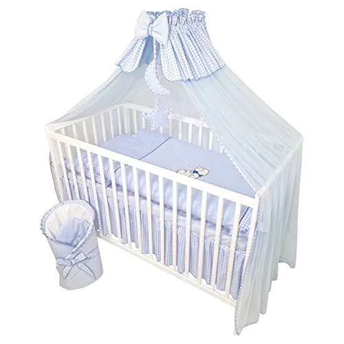 Teiliges Babybett Set Timmi inkl. Matratze – Höhenverstellbar und Komplett