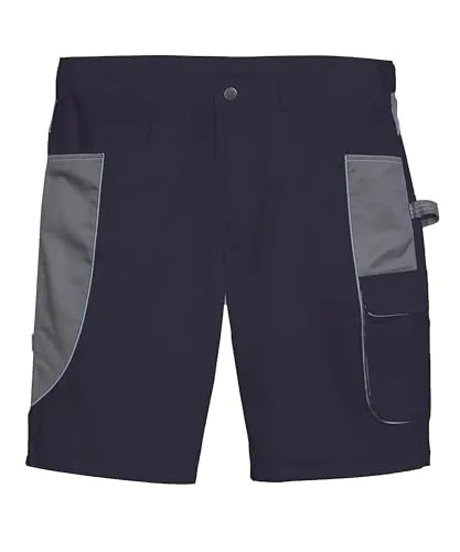 Scheibler Workwear – Active Shorts Herren – Arbeitshose kurz für die Arbeit – Arbeitsshorts für den Sommer – Cargo Shorts mit viel Stauraum – verfügbar in den Größen S-XXL (Schwarz/Anthrazit)