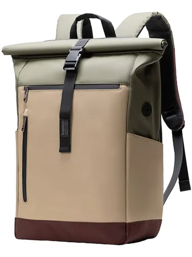 Inateck RollTop Rucksack 25L-30L - Tagesrucksack mit flexiblem Stauraum für Uni, Job und Freizeit. Spritzwassergeschützt und mit 17 Zoll Laptopfach, ideal für aktive Nutzer.