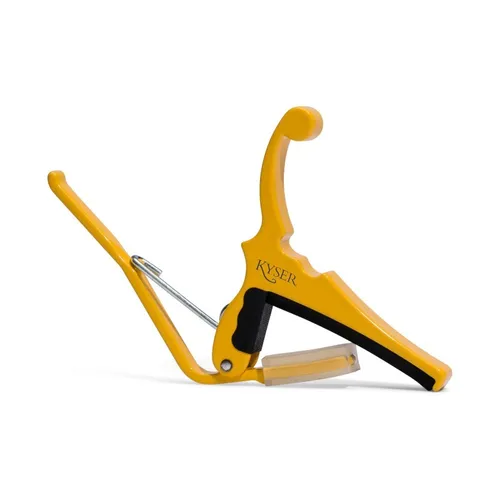 FENDER X KYSER Quick-Change Electric Capo BTB - Kapodaster für E-Gitarre - Kapodaster für E-Gitarre in Butterscotch Blonde, aus robustem Metall für schnellen und einfachen Wechsel der Tonhöhe, ideal für kreative Musiker.
