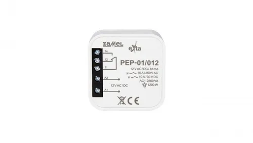 Produktbild Elektromagnetisches Relais 12VAC/DC, 10A Pep-01/012