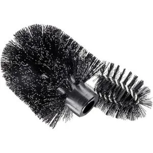 Wenko WC-Bürstenkopf 22235100, Ø 80mm, mit Randreiniger, schwarz