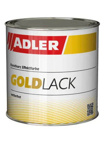 ADLER Goldlack 125ml Effektlack Wetterfest Lack Holz Metall