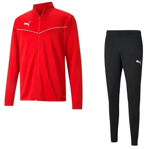 PUMA Trainingsanzug für Herren | Sportanzug mit DRYCELL-Technologie, Größe: 3XL, Farbe: Rot
