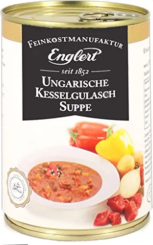 Englert Ungarische Kesselgulaschsuppe, 390 ml. / Dose