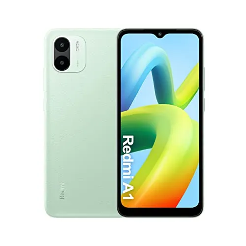 Xiaomi Redmi A1 2GB+32GB Light Green Smartphone - 6,52 Zoll HD+ Display, 5000 mAh Akku und Dual-Kamera für brillante Fotos